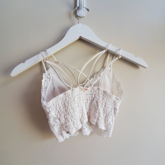 Victoria Secret Pink LONGLINE LACE BRALETTE XS Size - Picture 5 of 7